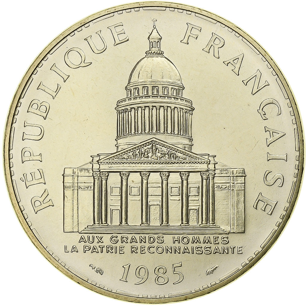 France, 100 Francs, Panthéon, 1985, Paris, Silver, MS(65-70), Gadoury:898