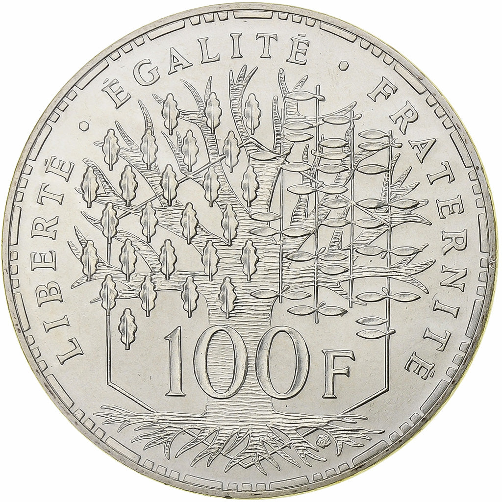 France, 100 Francs, Panthéon, 1985, Paris, Silver, MS(65-70), Gadoury:898