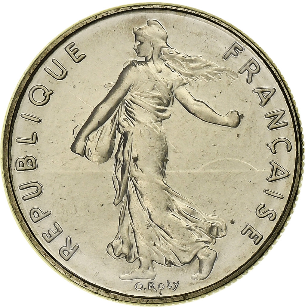 Coin, France, Semeuse, 1/2 Franc, 1985, Paris, MS(65-70), Nickel, KM:931.1