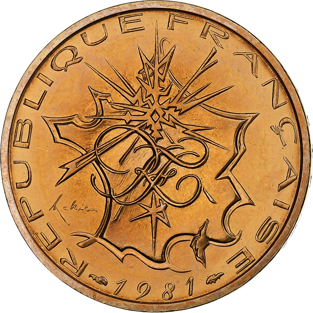 Francja, Mathieu, 10 Francs, 1980, Paris, série FDC, Tranche B, MS(65-70)