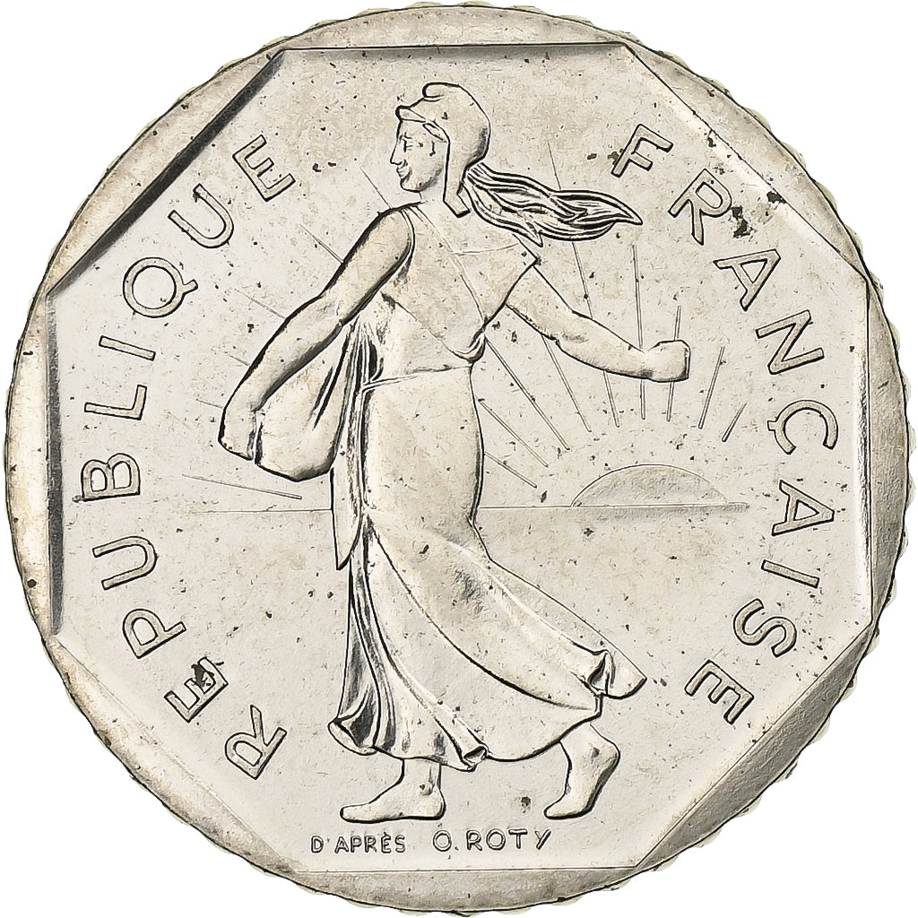 Francia, 2 Francs, Semeuse, 1981, Paris, série FDC, Nichel, FDC, Gadoury:547