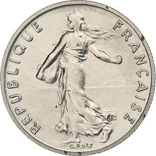 France, 1/2 Franc, Semeuse, 1981, Paris, série FDC, Nickel, MS(65-70)