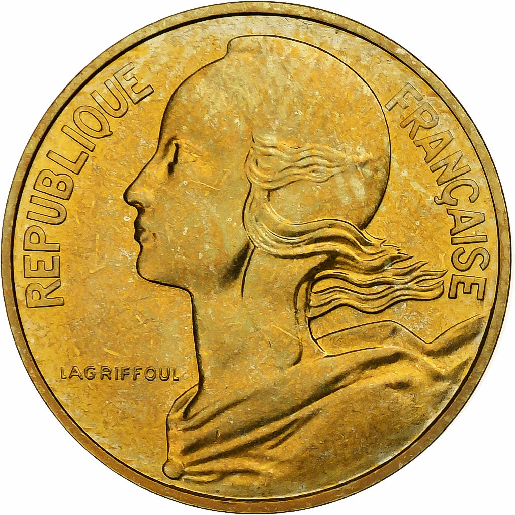 Moneda, Francia, Marianne, 10 Centimes, 1981, Paris, série FDC, FDC, Aluminio -