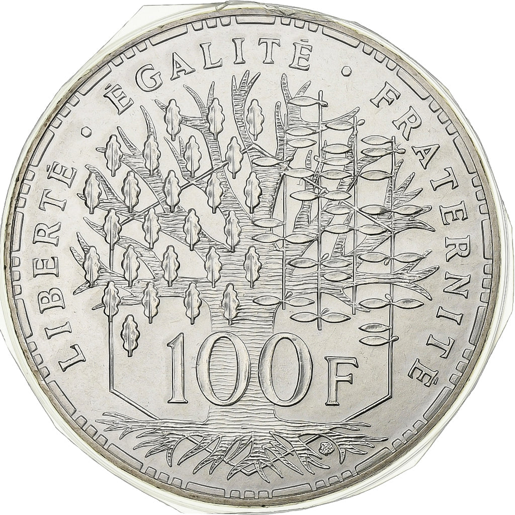 Moeda, França, Panthéon, 100 Francs, 1982, Paris, série FDC, MS(65-70)