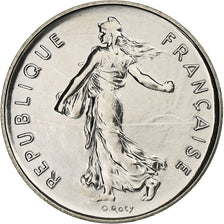 Münze, Frankreich, Semeuse, 5 Francs, 1982, Paris, STGL, Nickel Clad