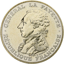 Coin, France, Lafayette, 100 Francs, 1987, FDC, MS(65-70), Silver, KM:962