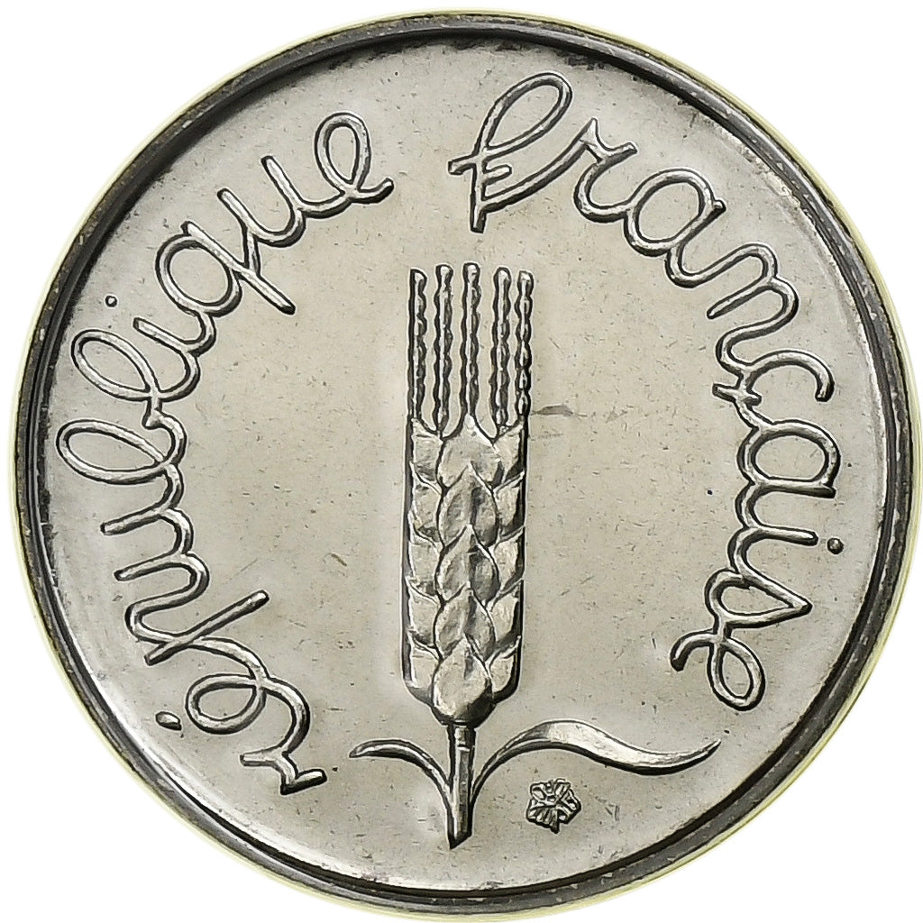 Moneta, Francja, Épi, Centime, 1987, Paris, MS(65-70), Stal nierdzewna, KM:928
