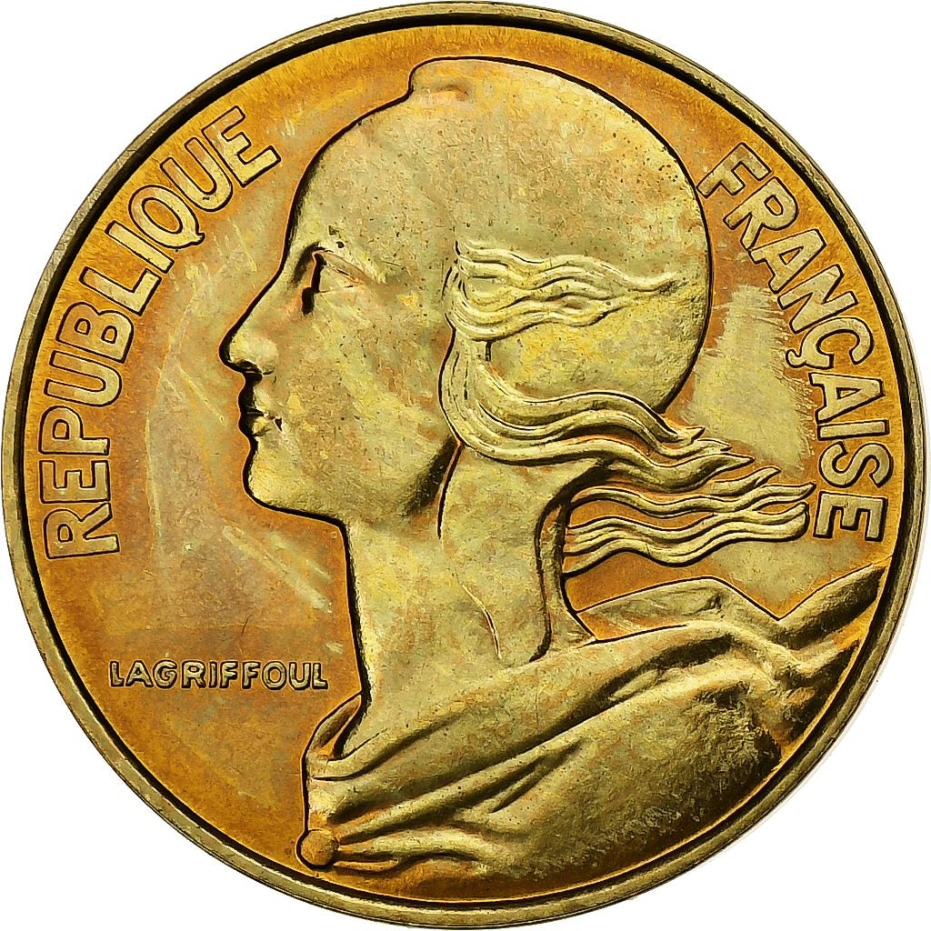 Francia, 20 Centimes, Marianne, 1987, Paris, FDC, Alluminio-bronzo, FDC