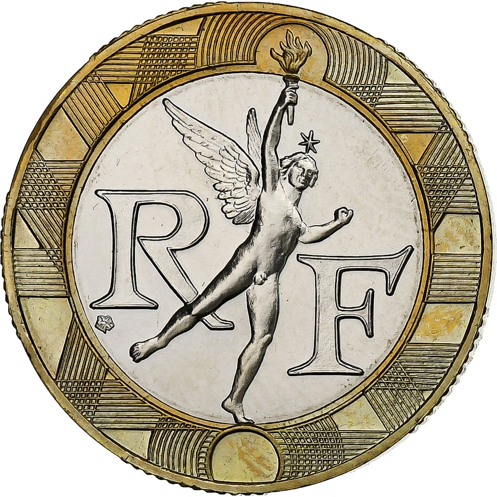 Munten, Frankrijk, Génie, 10 Francs, 1988, Monnaie de Paris, série FDC, FDC