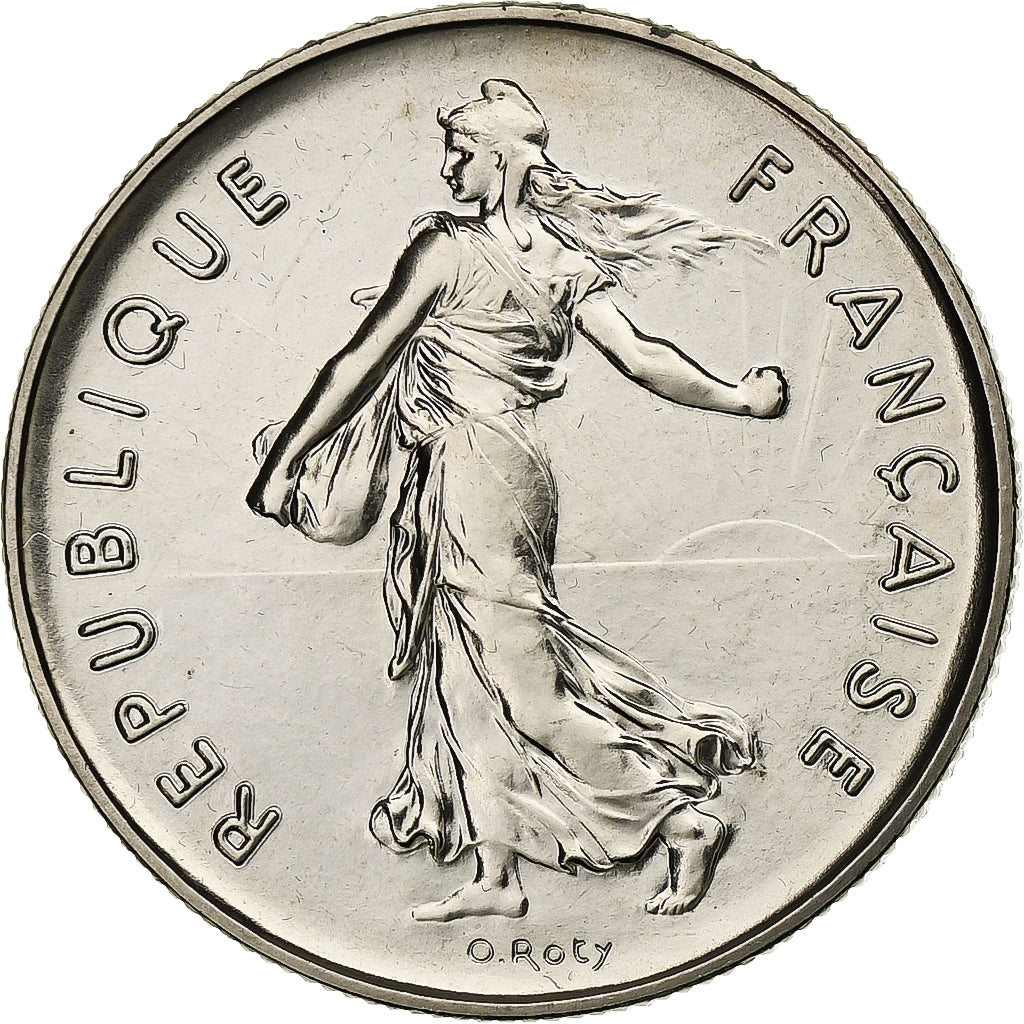 Moneda, Francia, Semeuse, 5 Francs, 1988, Paris, série FDC, FDC, Níquel