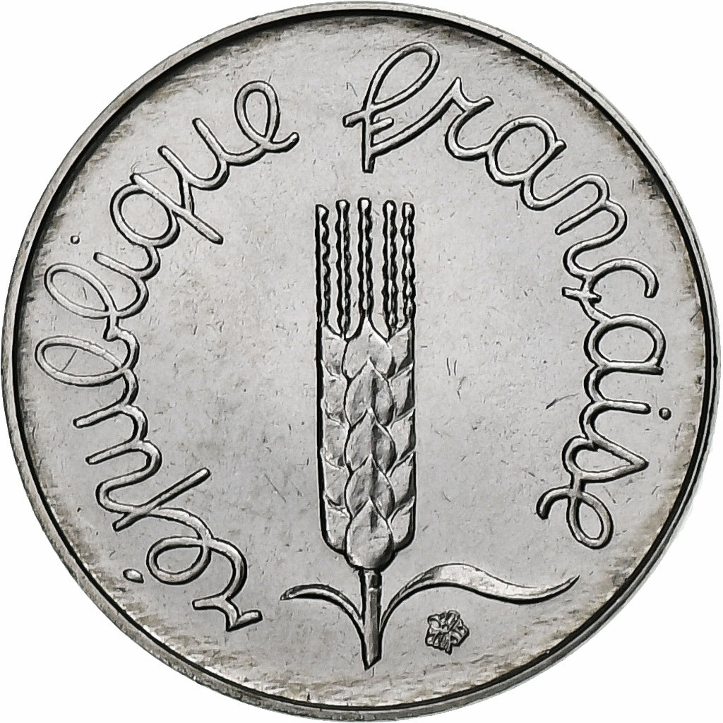 Moeda, França, Épi, Centime, 1988, Paris, série FDC, MS(65-70), Aço