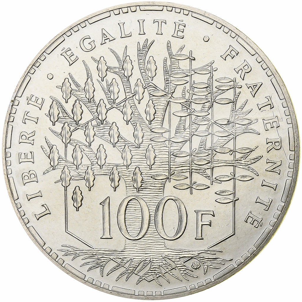 Coin, France, Panthéon, 100 Francs, 1983, Paris, série FDC, MS(65-70), Silver