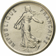 Coin, France, Semeuse, 5 Francs, 1983, Paris, série FDC, MS(65-70), Nickel Clad