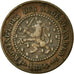 Coin, Netherlands, William III, 1/2 Cent, 1884, EF(40-45), Bronze, KM:109.1