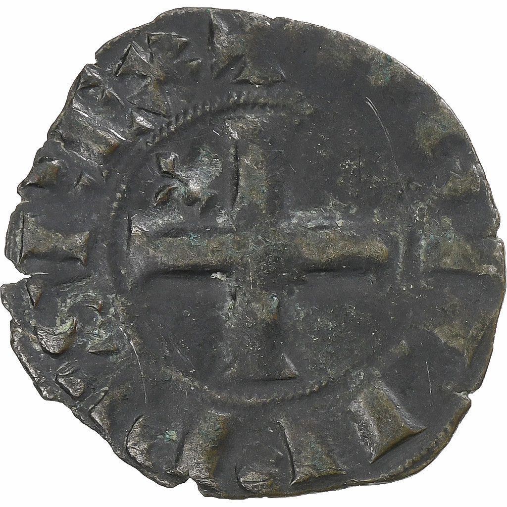 France, Double Tournois, Philippe IV, Billon, EF(40-45), Duplessy:229