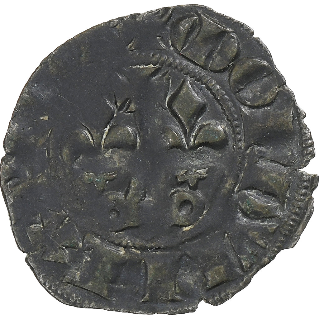 France, Double Tournois, Philippe IV, Billon, EF(40-45), Duplessy:229