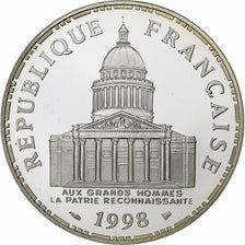 Francja, 100 Francs, Panthéon, 1998, Paris, BE, Srebro, MS(65-70)