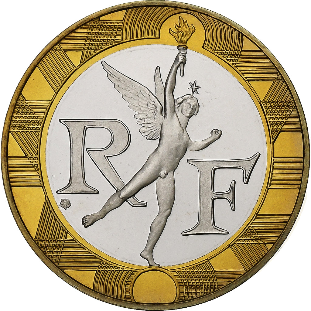 Münze, Frankreich, Génie, 10 Francs, 1998, Paris, Proof / BE, STGL