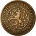 Coin, Netherlands, William III, 1/2 Cent, 1884, EF(40-45), Bronze, KM:109.1
