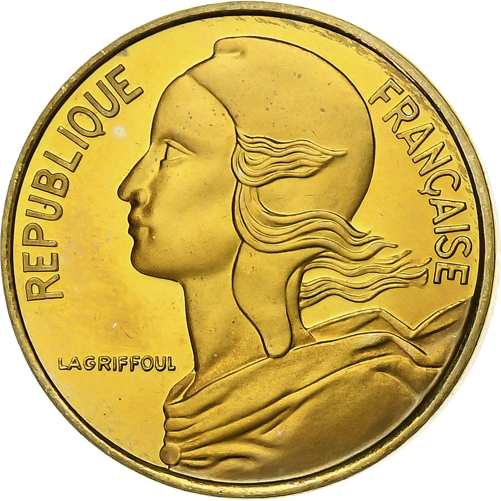 Moneta, Francja, Marianne, 5 Centimes, 1998, Paris, Proof / BE, MS(65-70)
