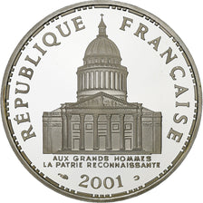 Frankreich, 100 Francs, Panthéon, 2001, Paris, BE, Silber, STGL, Gadoury:898a