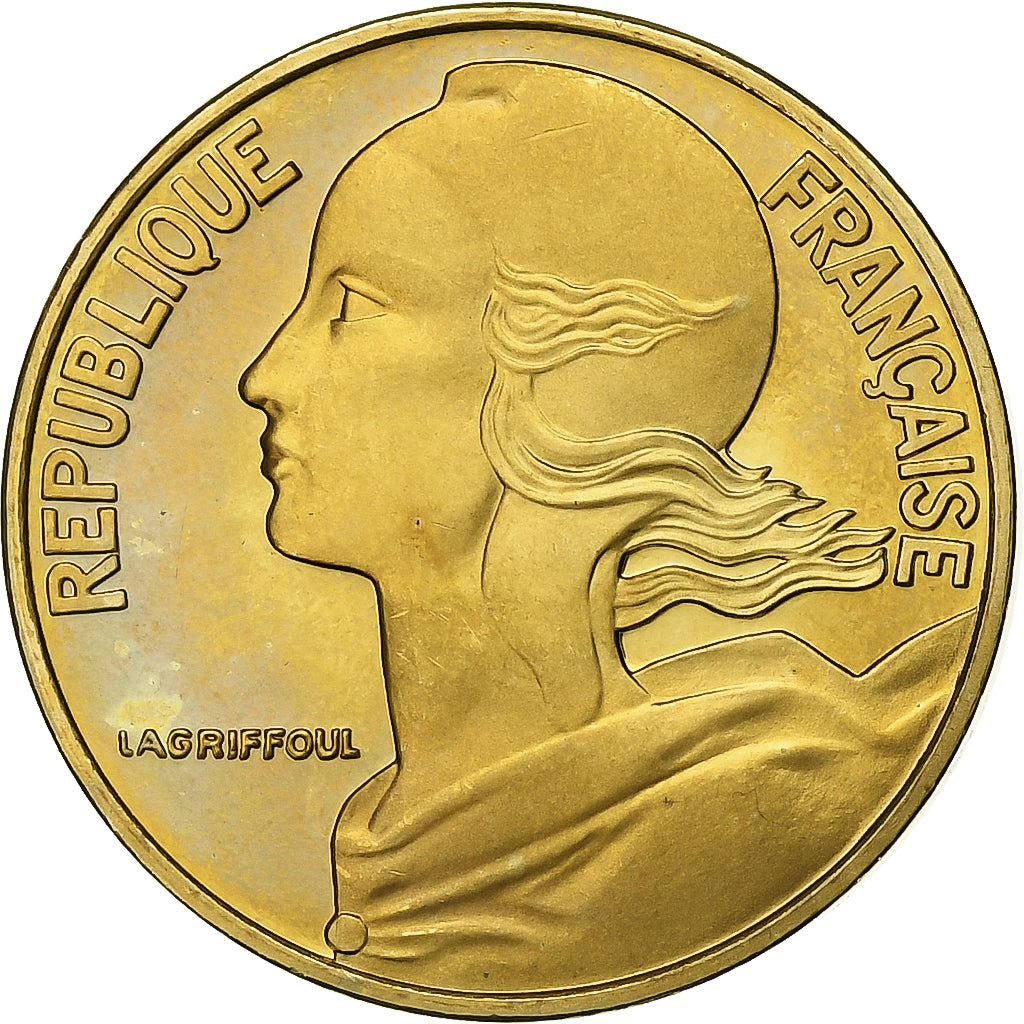 Francja, Marianne, 10 Centimes, 2001, Paris, Série BE, MS(65-70)
