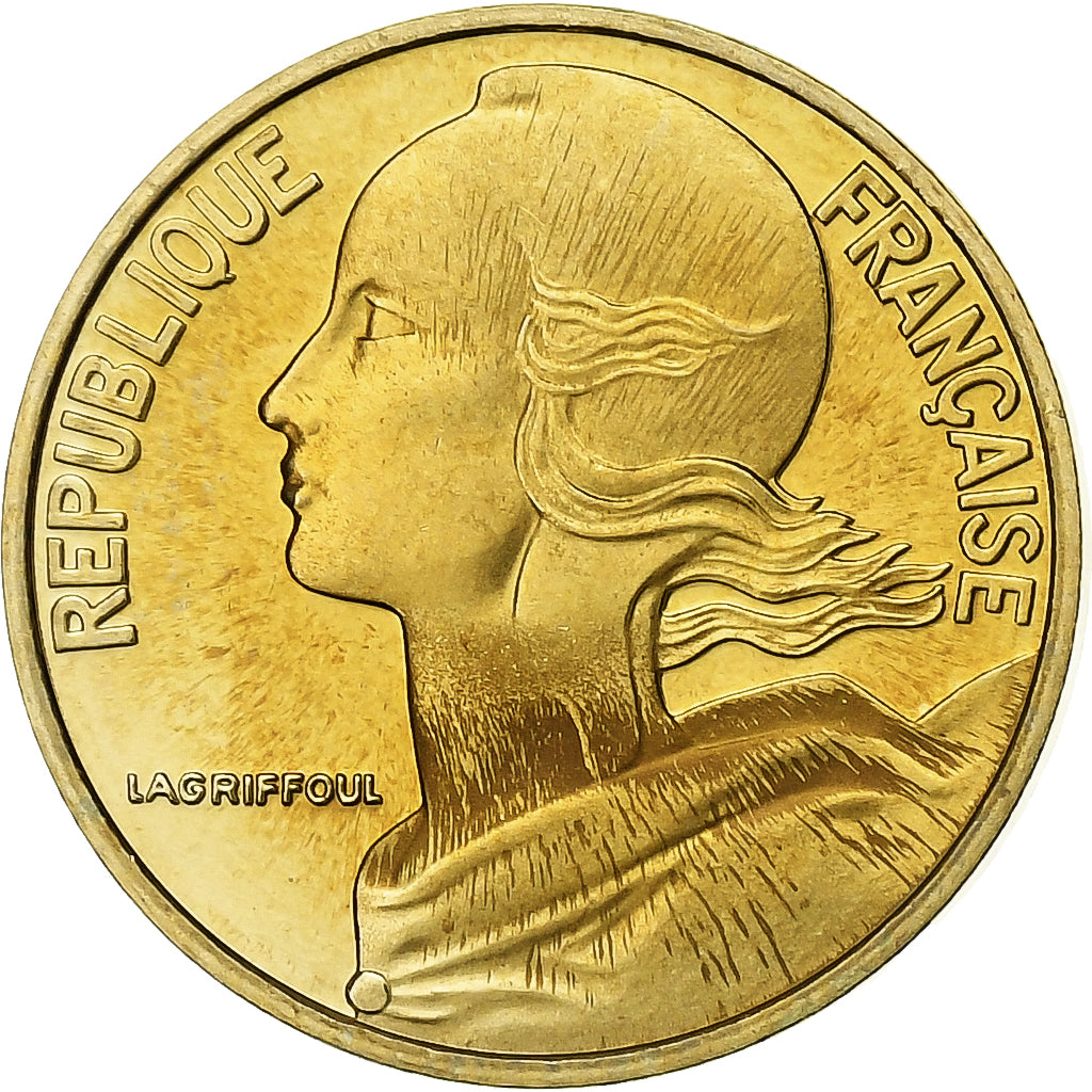 France, 5 Centimes, Marianne, 2001, Paris, Série BE, Aluminum-Bronze