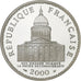 Coin, France, Panthéon, 100 Francs, 2000, Paris, Proof / BE, MS(65-70), Silver