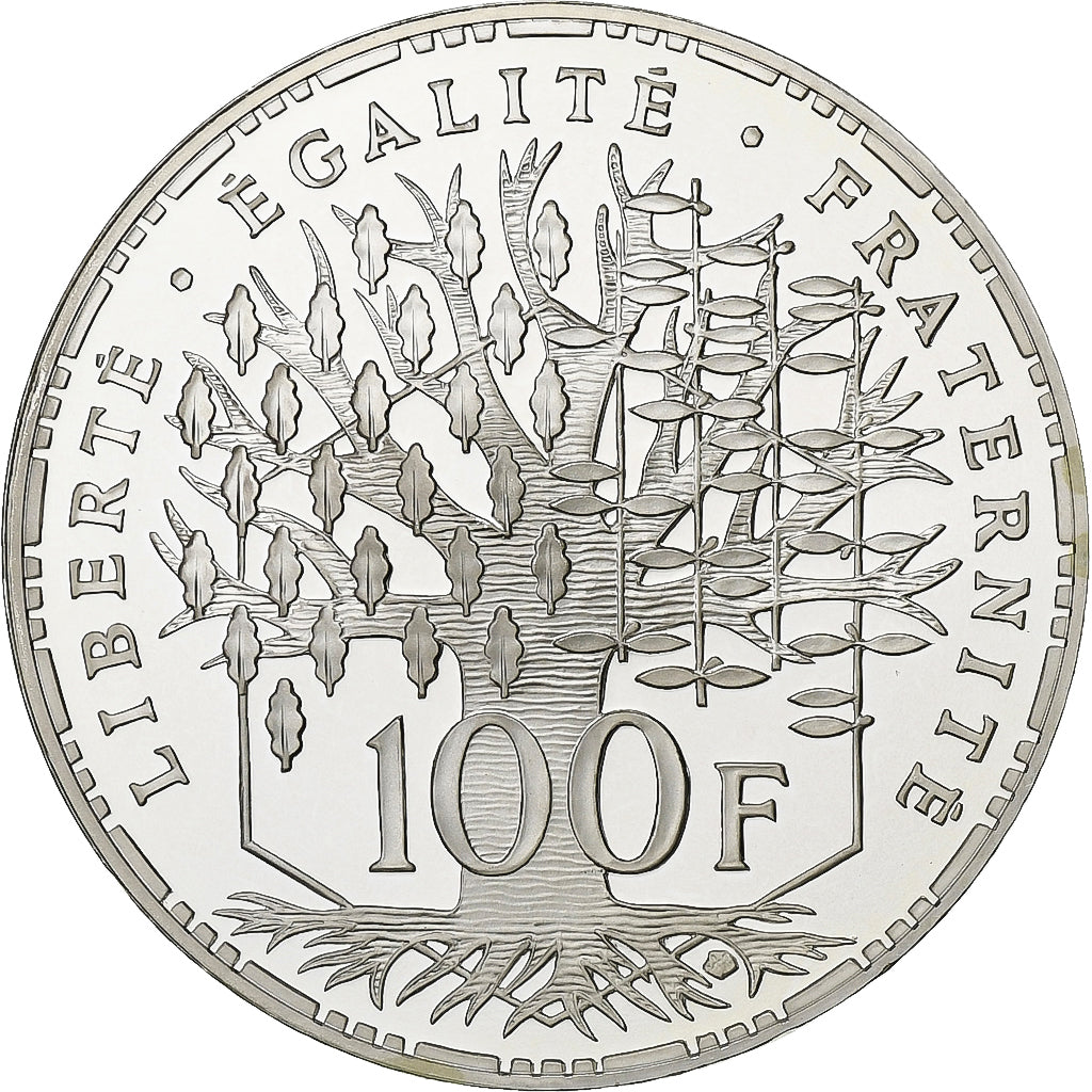 Coin, France, Panthéon, 100 Francs, 2000, Paris, Proof / BE, MS(65-70), Silver