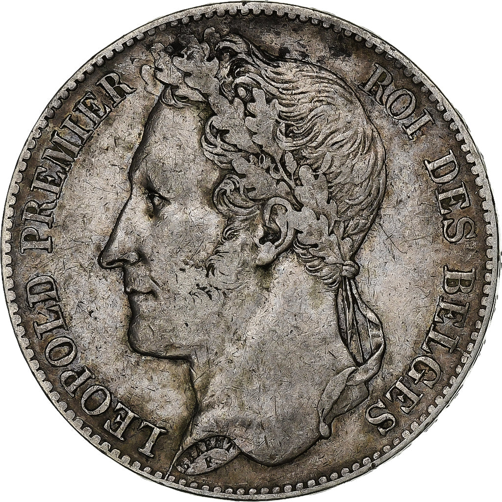 Coin, Belgium, Leopold I, 5 Francs, 5 Frank, 1849, VF(30-35), Silver, KM:3.2