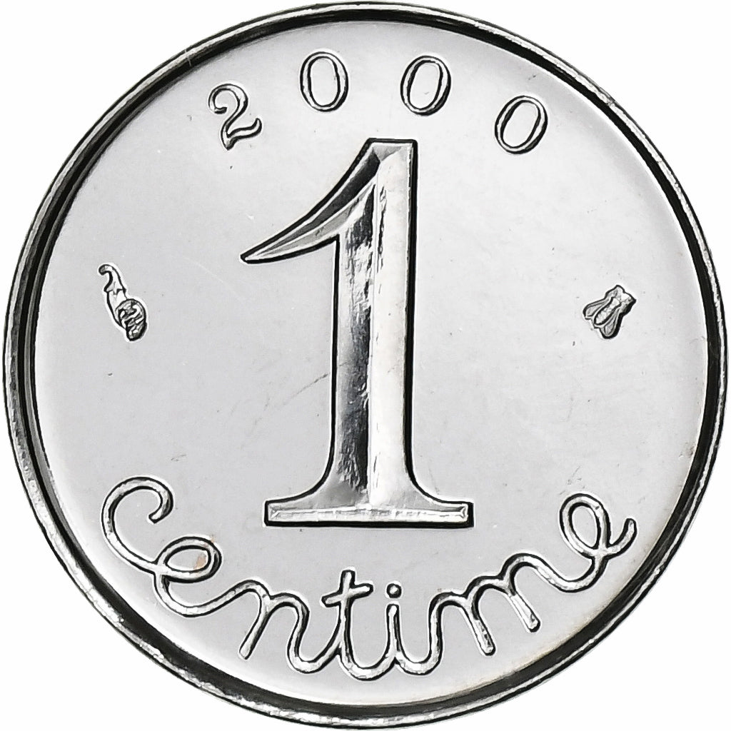 Coin, France, Épi, Centime, 2000, Paris, Proof / BE, MS(65-70), Stainless