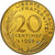 Coin, France, Marianne, 20 Centimes, 1998, Paris, Proof / BE, MS(65-70)