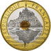 Moneta, Francia, Mont Saint Michel, 20 Francs, 1999, Paris, Proof / BE, FDC