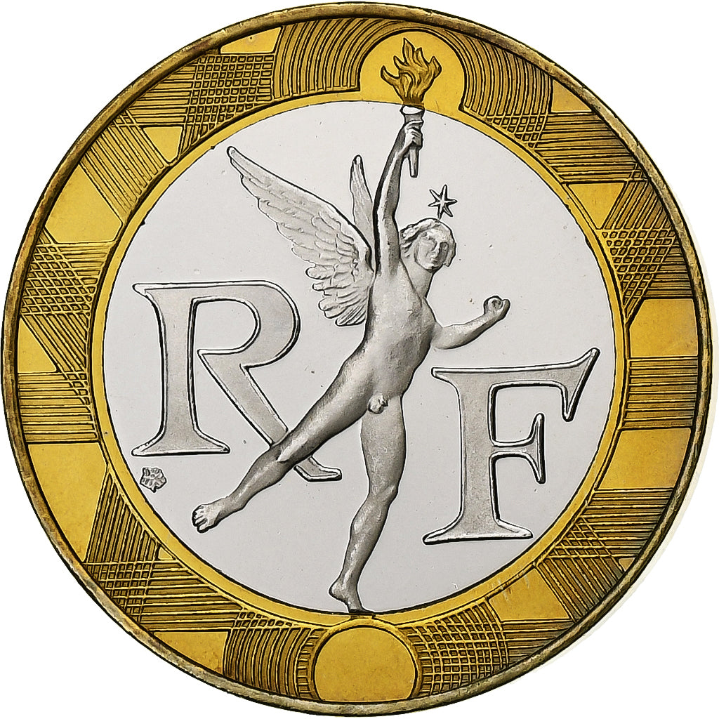 Moneta, Francja, Génie, 10 Francs, 1999, Paris, Proof / BE, MS(65-70)