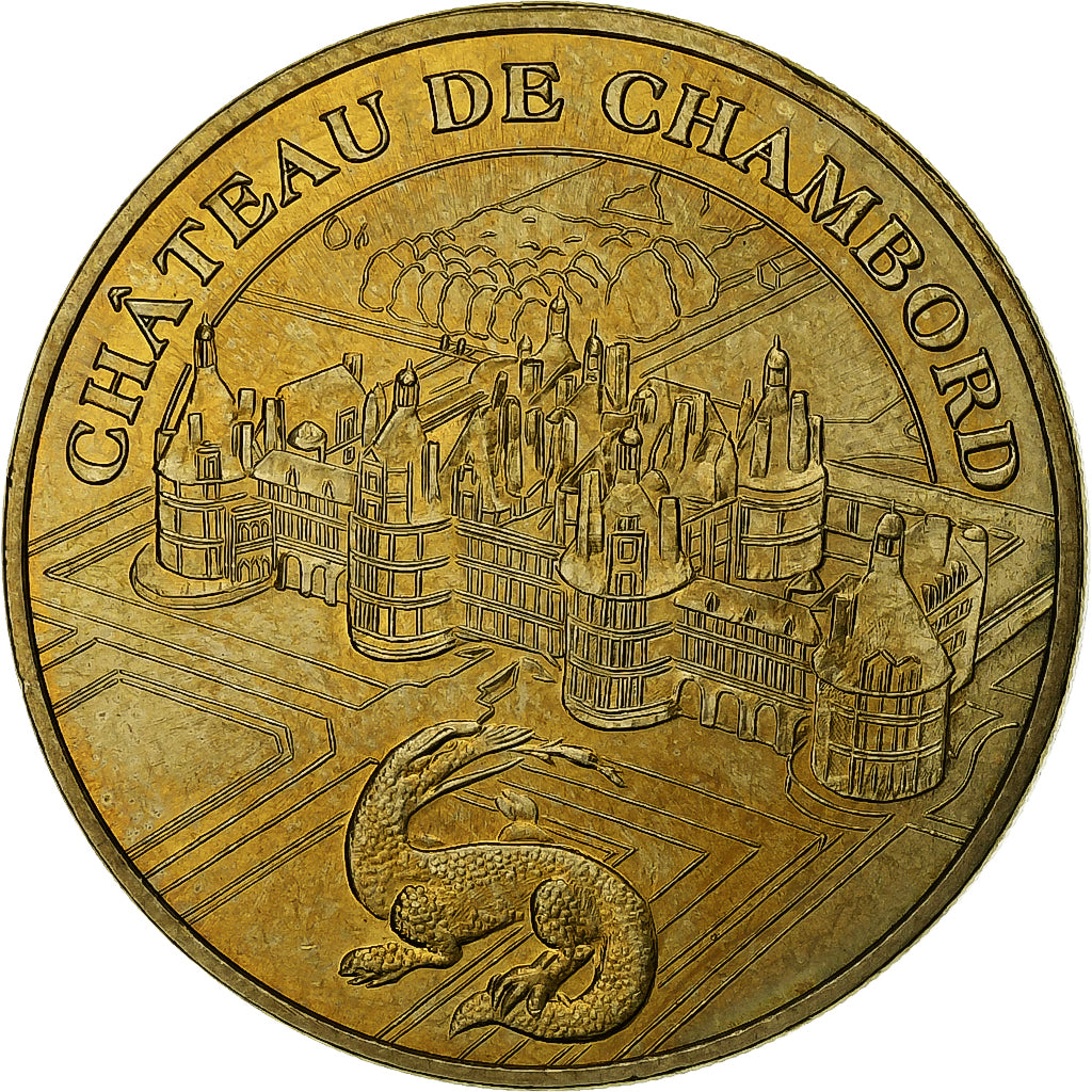 Francia, Token, Touristic token, 41/ Château de Chambord - Salamandre, Arts &