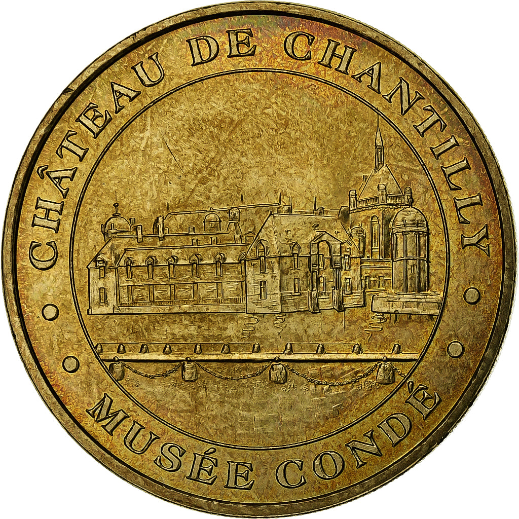 Francia, ficha, 60/ Château de Chantilly, 2008, Rame-nichel-alluminio, MDP, BB+