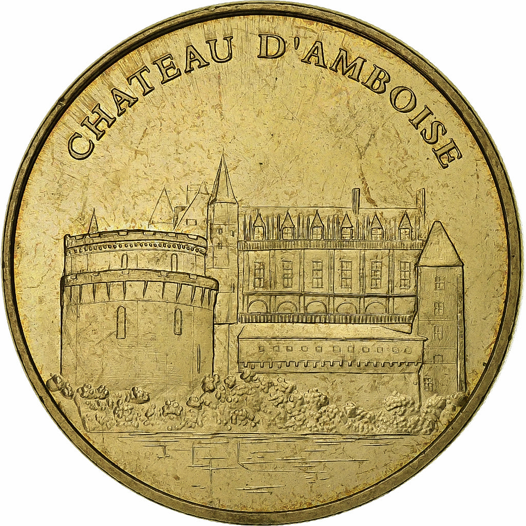 Francia, Token, Touristic token, Amboise - Chateau face simple, Arts & Culture