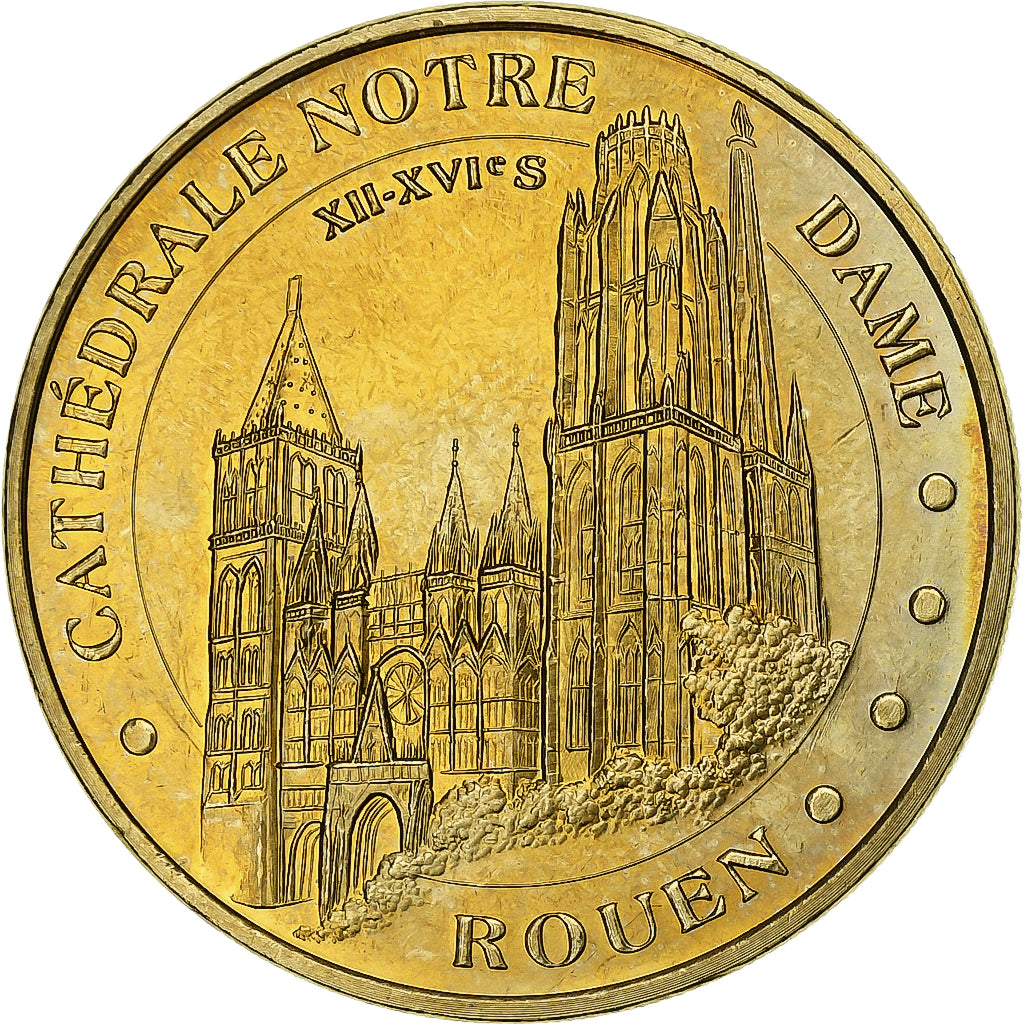 Francia, Token, Touristic token, 76/ Cathédrale Notre-Dame - Rouen, Arts &