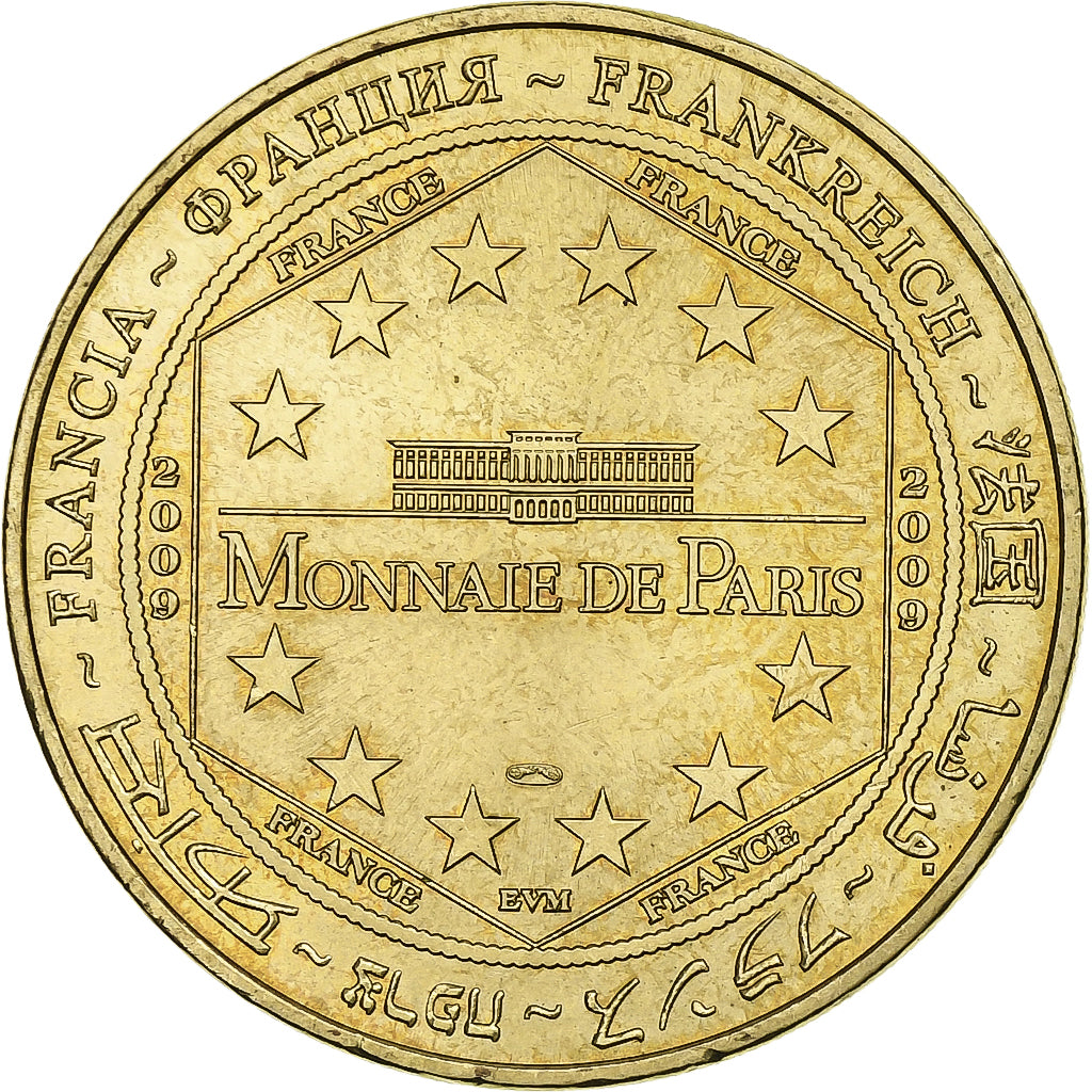 Frankreich, betaalpenning, Touristic token, Le-Mont-Saint-Michel - vue