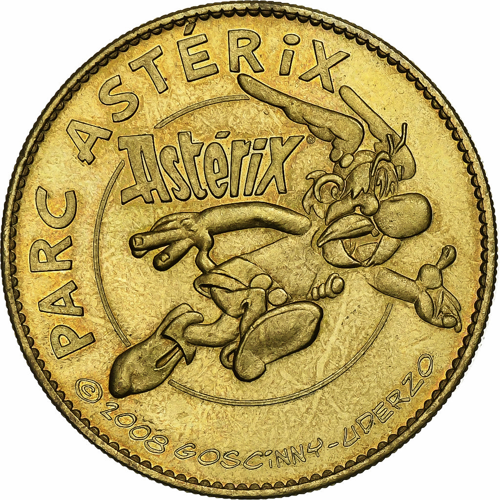 France, Token, Parc Astérix, 2009, Copper-nickel Aluminium, Arthus Bertrand