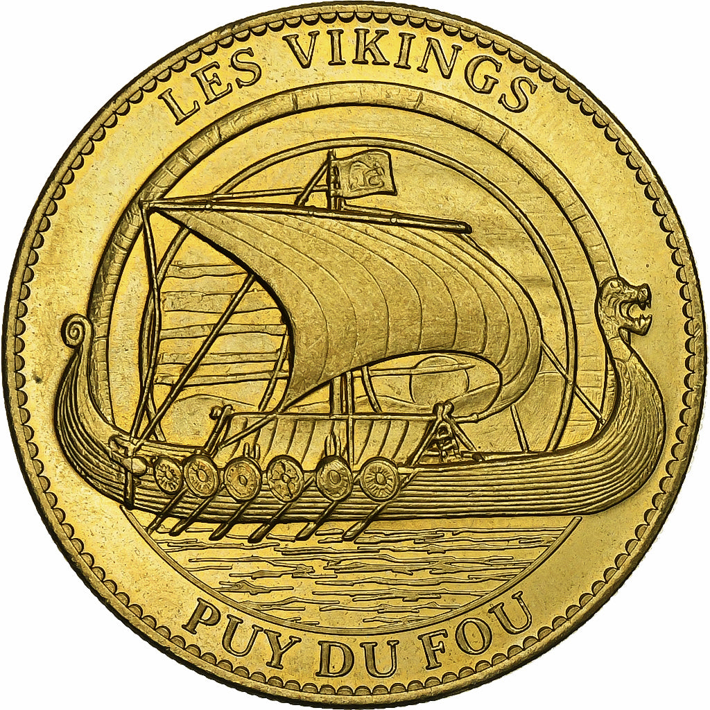 Frankreich, Token, Touristic token, Les Epesses -  Puy du Fou - les Vikings