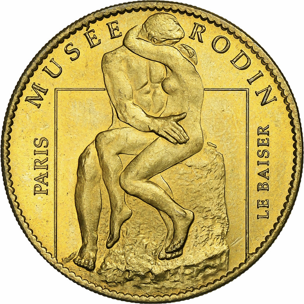 France, Token, 75/ Musée Rodin, Le Penseur, 2013, Copper-nickel Aluminium