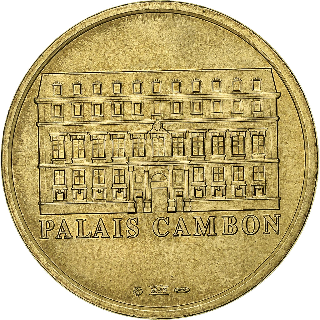 Francia, ficha, 75/ Paris - Palais Cambon, 2007, Rame-nichel-alluminio, MDP, BB+