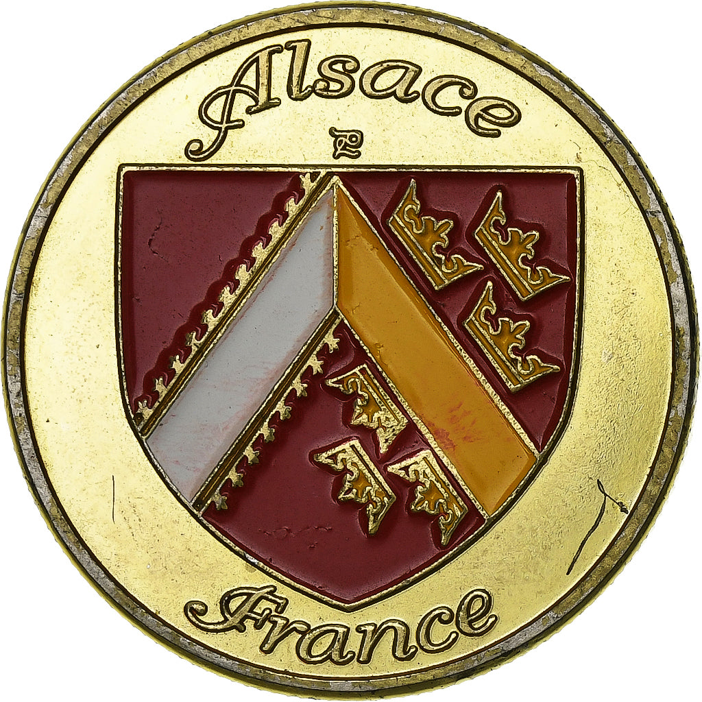 Francia, ficha, Alsace - Les cigognes d'Alsace, Rame-nichel-alluminio