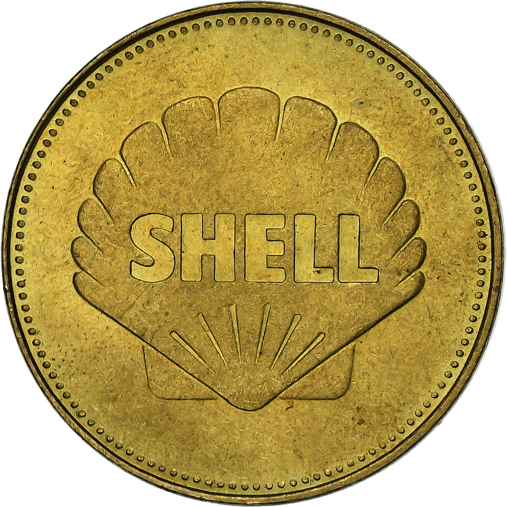 Francia, ficha, Collection Shell, Apollo 11, Bronzo-alluminio, SPL-
