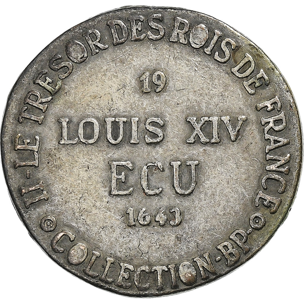 Frankreich, betaalpenning, Collection BP, Ecu Louis XIV, Métal, SS+