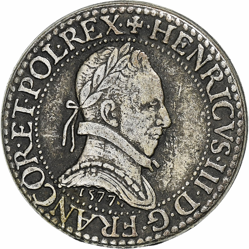 Francia, Token, Collection BP, Franc d'Argent Henri III, History, SPL-, Rame