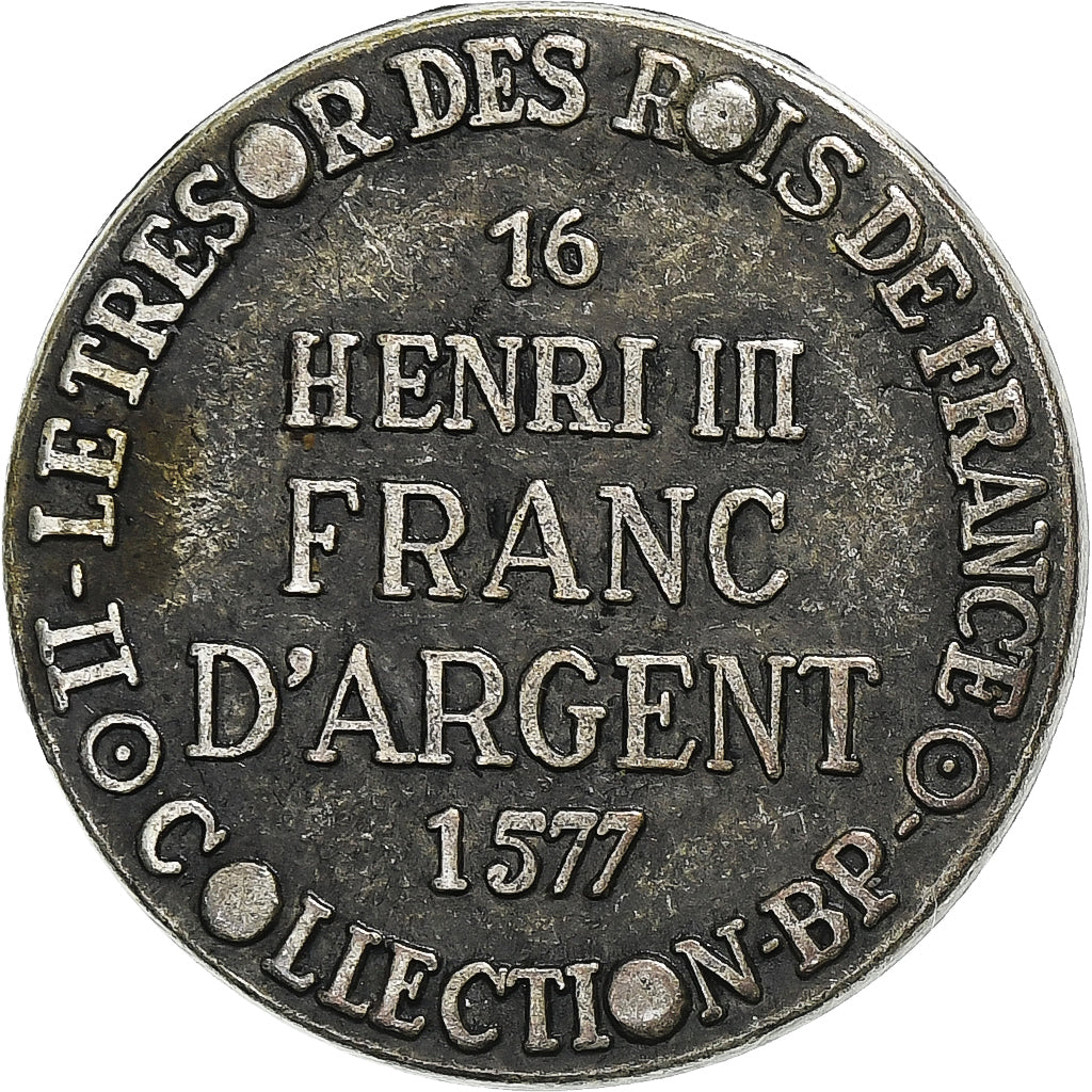 Francia, Token, Collection BP, Franc d'Argent Henri III, History, SPL-, Rame