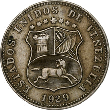 Venezuela, 12-1/2 Centimos, 1929, Copper-nickel, EF(40-45), KM:28