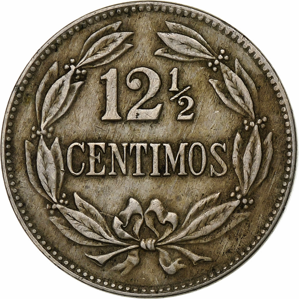 Venezuela, 12-1/2 Centimos, 1929, Copper-nickel, EF(40-45), KM:28